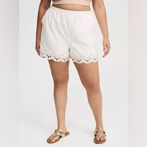 TORRID Embroidered Beach Cotton Short